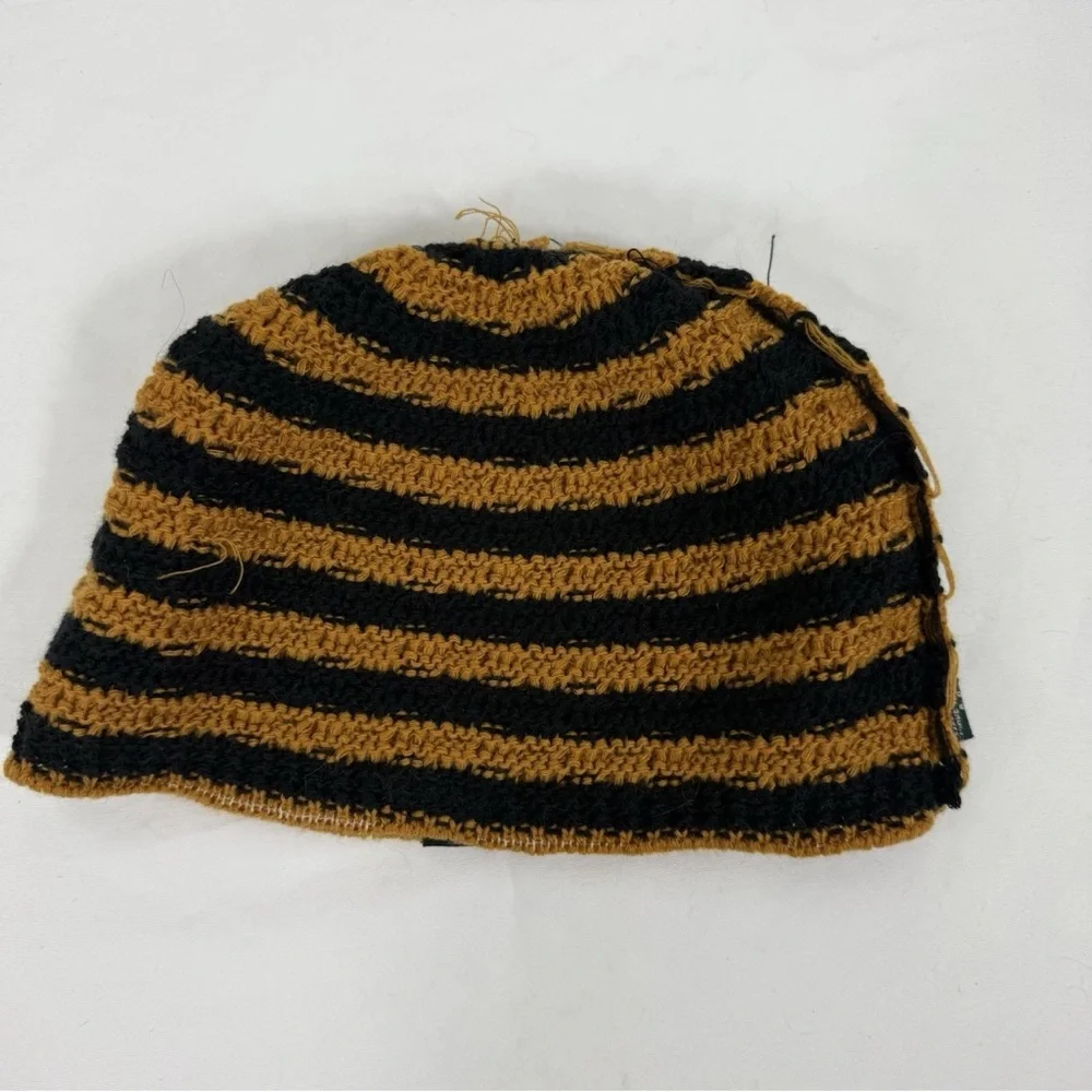 Mizzou Striped Black and Gold‎ Beanie